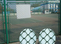 περίφραξη πλέγματος διαμαντιών PVC επίγειου αθλητισμού καλαθοσφαίρισης 50x50mm