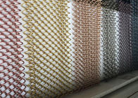 Ζωηρόχρωμη μορφή διαμαντιών κουρτινών πλέγματος μετάλλων ανοξείδωτου για τη διακόσμηση τοίχων