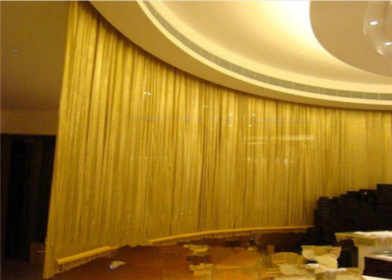 Ζωηρόχρωμη μορφή διαμαντιών κουρτινών πλέγματος μετάλλων ανοξείδωτου για τη διακόσμηση τοίχων