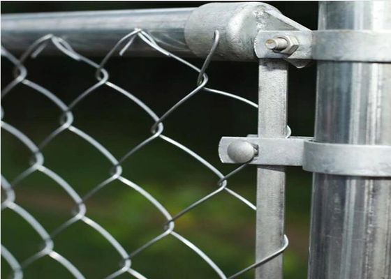 γαλβανισμένος ντυμένος PVC ρόλος καλωδίων πλέγματος διαμαντιών φρακτών συνδέσεων αλυσίδων 6ft ύφασμα