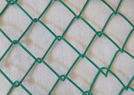 Φράχτη 2 ιντσών 6 ποδών με σκούρο πράσινο και ασημί διαμαντένιο σύνδεσμο αλυσίδας για οριζόντιο κάλυμμα
