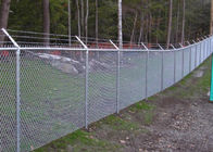 Ασημένιο γαλβανισμένο Top Fence Link Chain με συρματόπλεγμα
