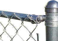 Σιδερένιο πλέγμα 9 μετρητή φράχτη με σύνδεσμο αλυσίδας με επίστρωση PVC