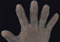 Το ανοξείδωτο πέντε δάχτυλων έκοψε τα ανθεκτικά γάντια, τέμνοντα γάντια κρέατος μετάλλων