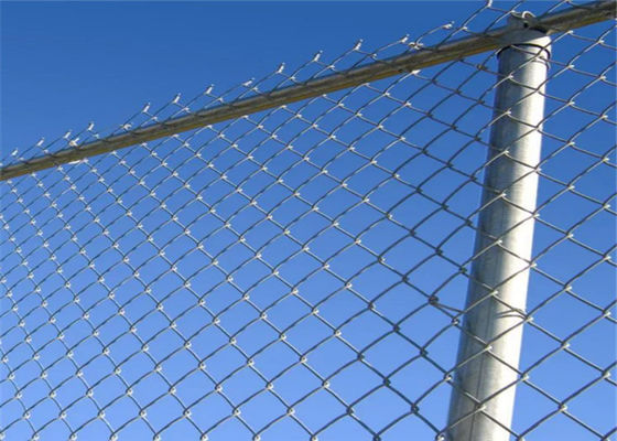 rustproof περίφραξη πλέγματος αλυσίδων κυκλώνων φρακτών πλέγματος καλωδίων διαμαντιών 3.0mm