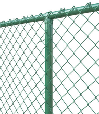 Το υψηλής αντοχής PVC έντυσε το φράκτη συνδέσεων αλυσίδων 9 μετρητών για την παιδική χαρά